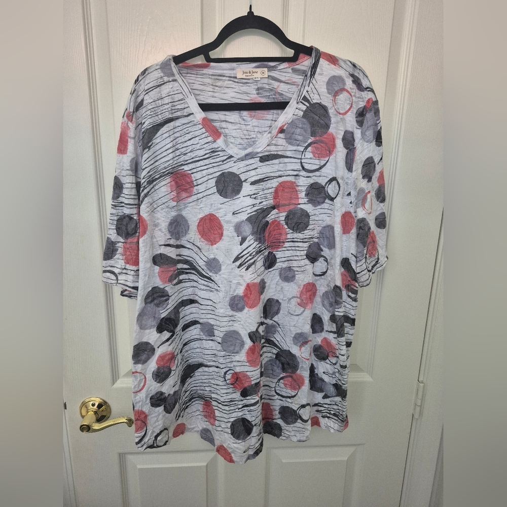 Jess And Jane Abstract Dot Tunic 3x